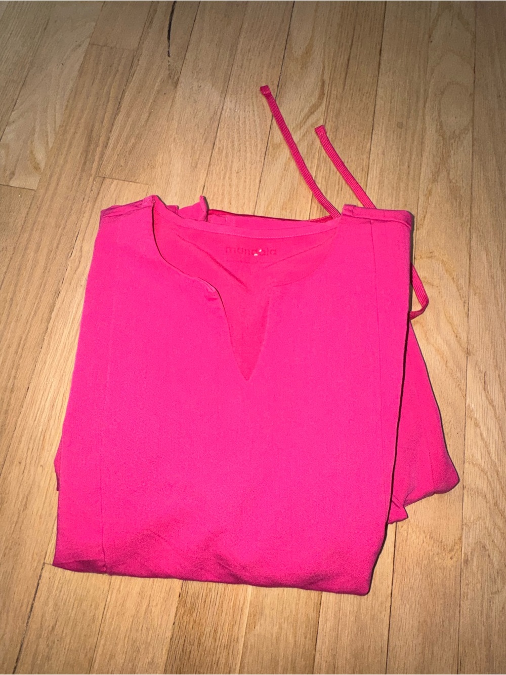 Mandala Hot Pink Scrub Set - Solid Two-Piece - Picture 2 of 5